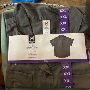 Gray Tencel Camp Shirt by Member's Mark